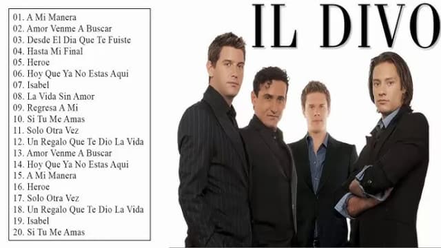 Las emocionantes canciones de Il Divo que no te puedes perder Las emocionantes canciones de Il Divo que no te puedes perder